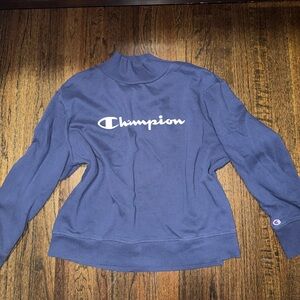 Champion Women's Navy Sweatshirt